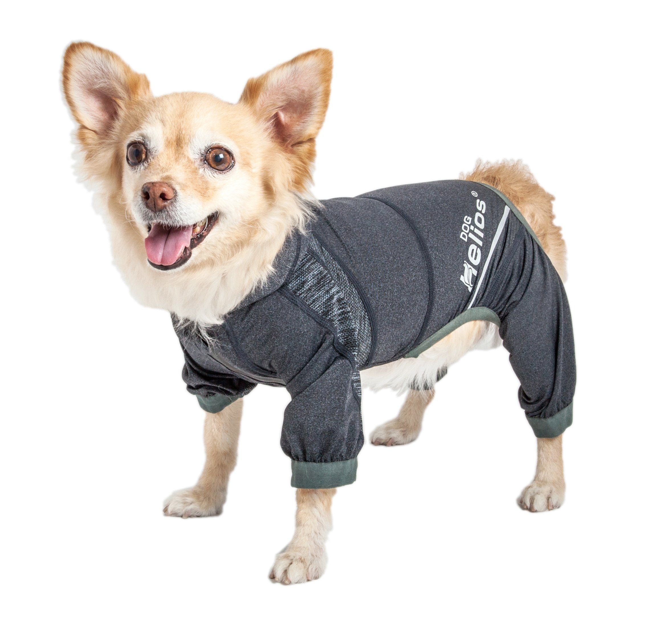 Dog Helios Namastail Lightweight 4-Way-Stretch Yoga Performance Dog Tracksuit Hoodie