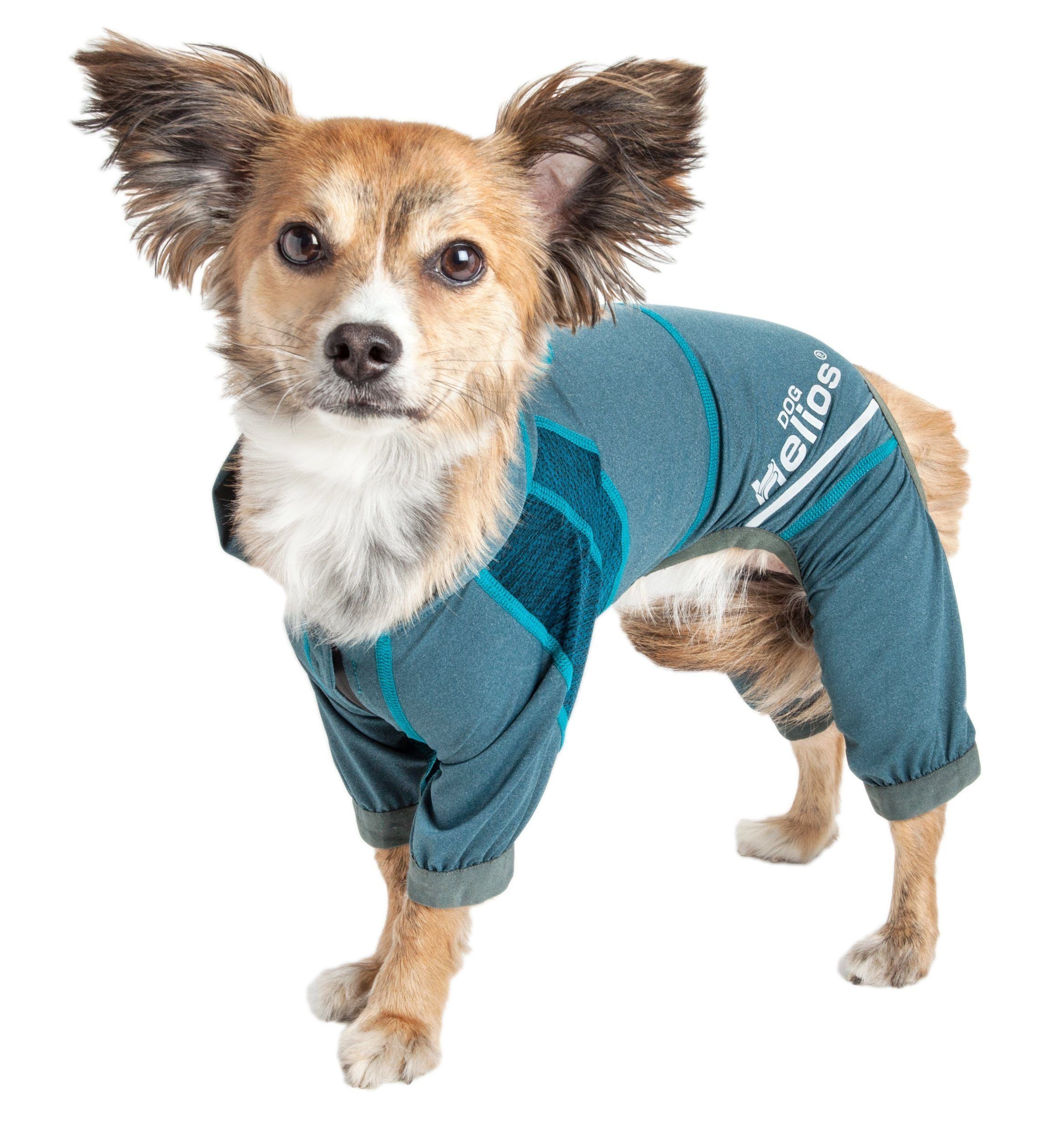 Dog Helios Namastail Lightweight 4-Way-Stretch Yoga Performance Dog Tracksuit Hoodie