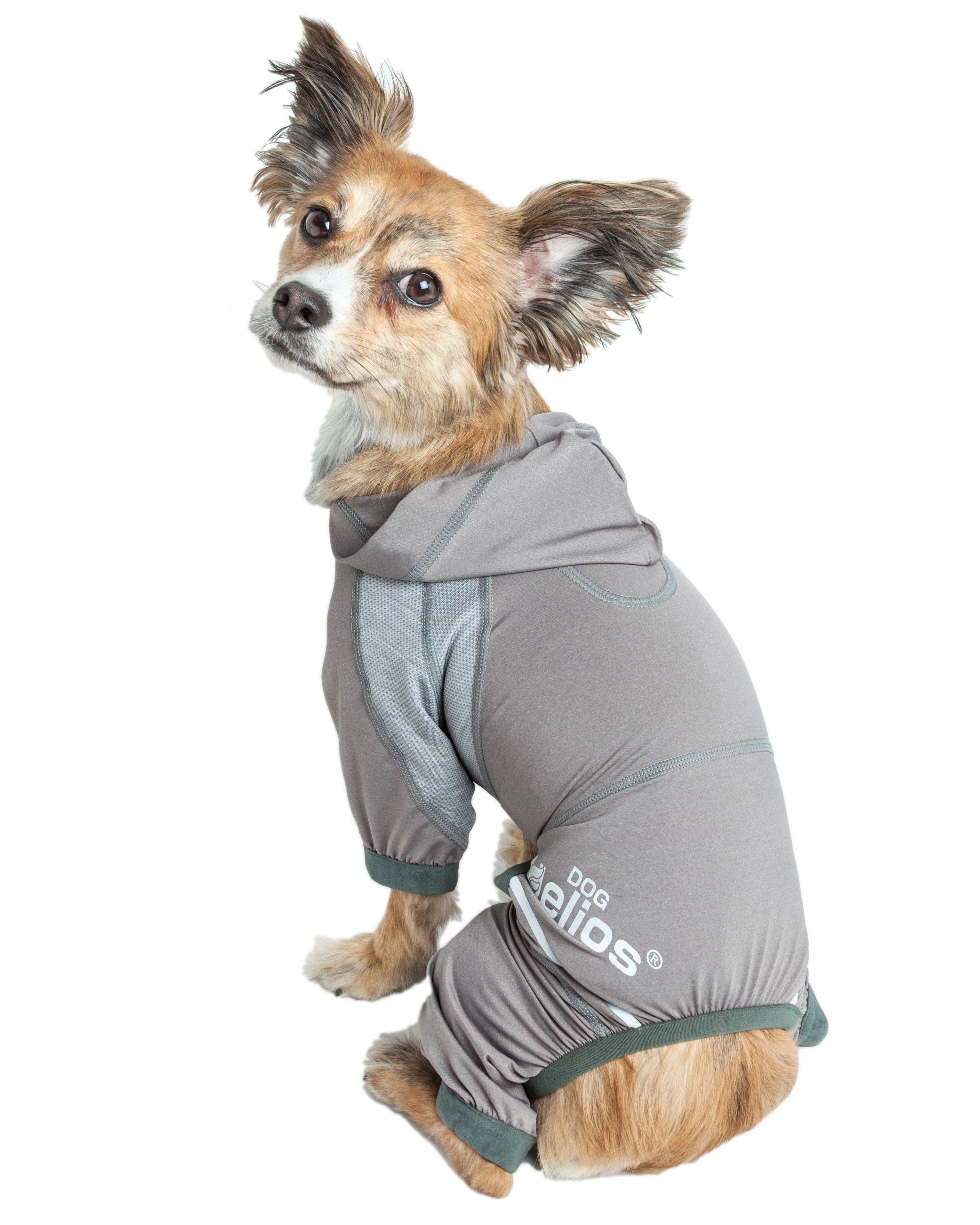 Dog Helios ® Namastail Lightweight 4-Way-Stretch Yoga Performance Dog Tracksuit Hoodie