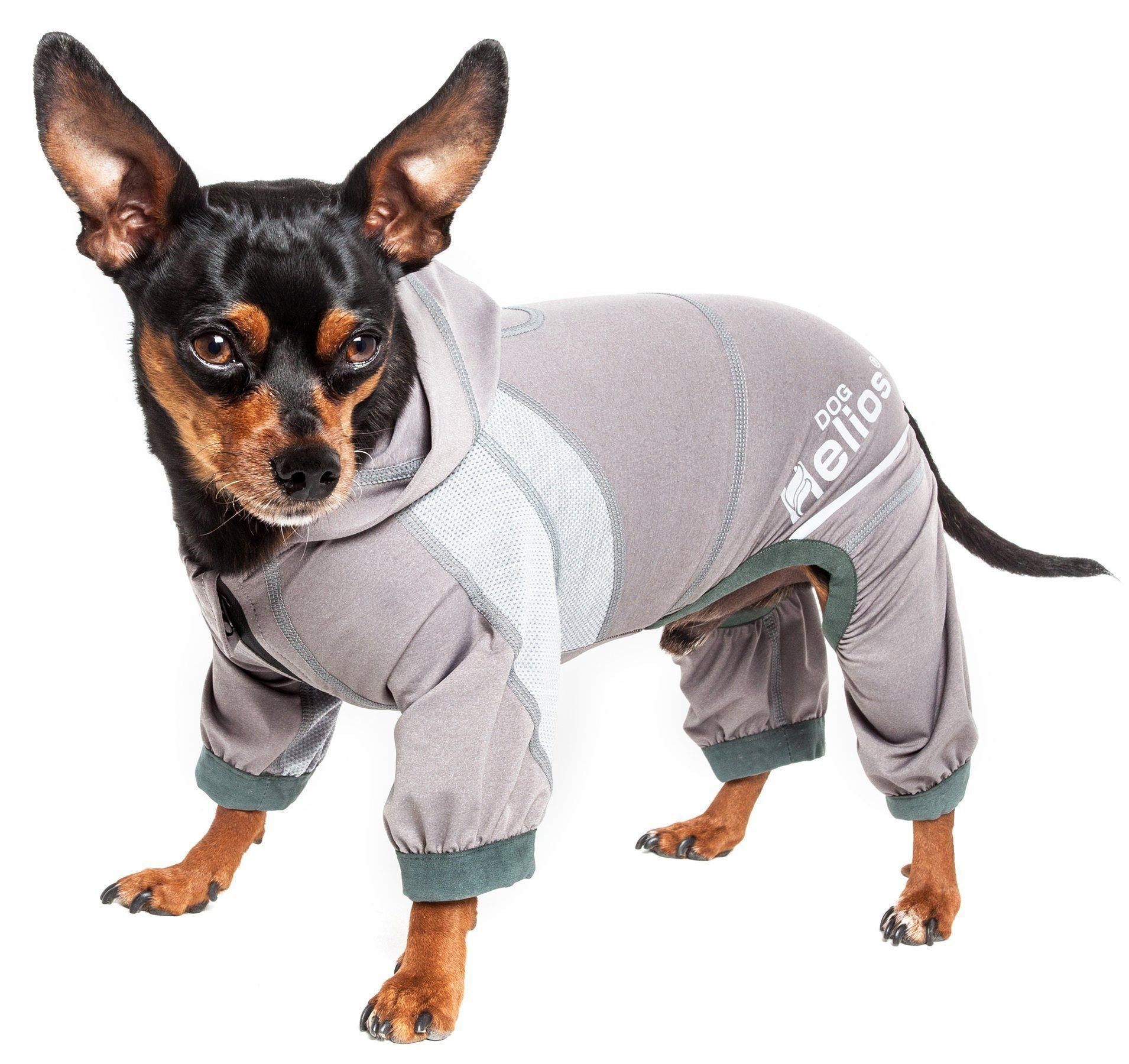 Dog Helios Namastail Lightweight 4-Way-Stretch Yoga Performance Dog Tracksuit Hoodie