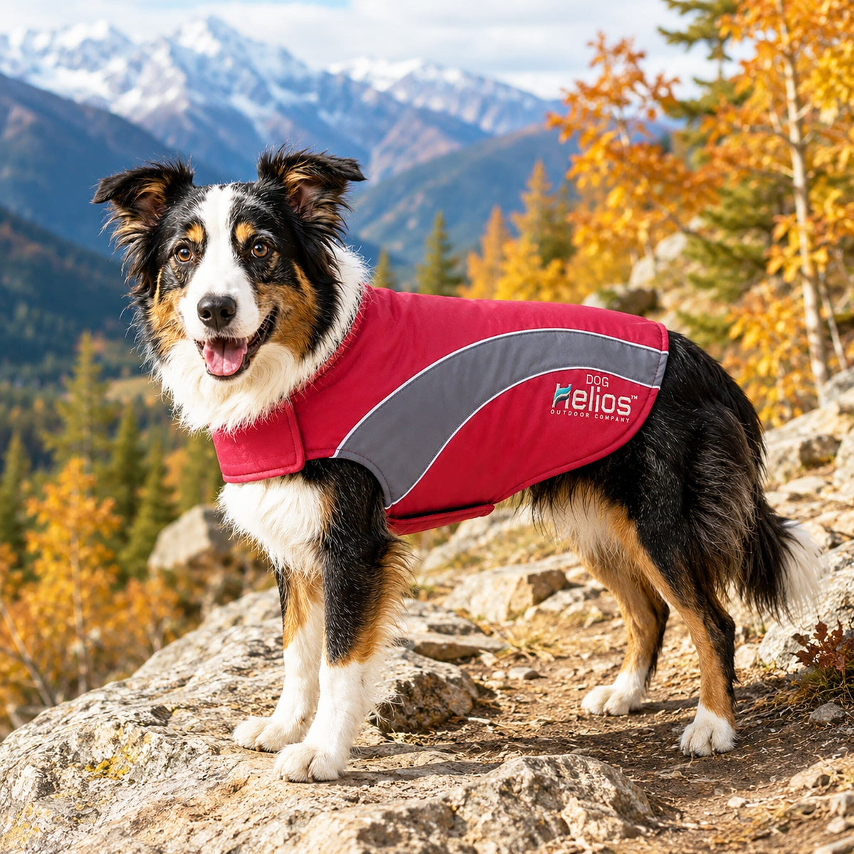Dog Helios Octane Reflective Soft-Shell Neoprene Performance Dog Coat | HT Animal Supply