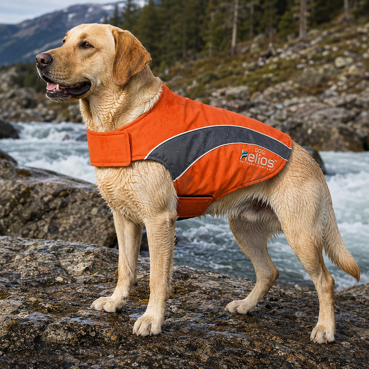 Dog Helios Octane Reflective Soft-Shell Neoprene Performance Dog Coat | HT Animal Supply