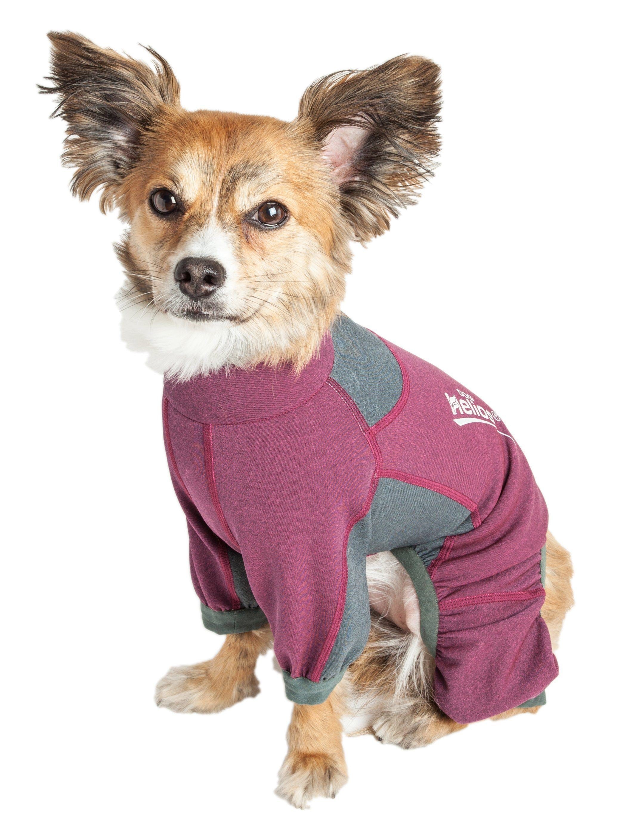 Dog Helios ® Rufflex Mediumweight 4-Way-Stretch Fitness Yoga Dog Tracksuit Jacket