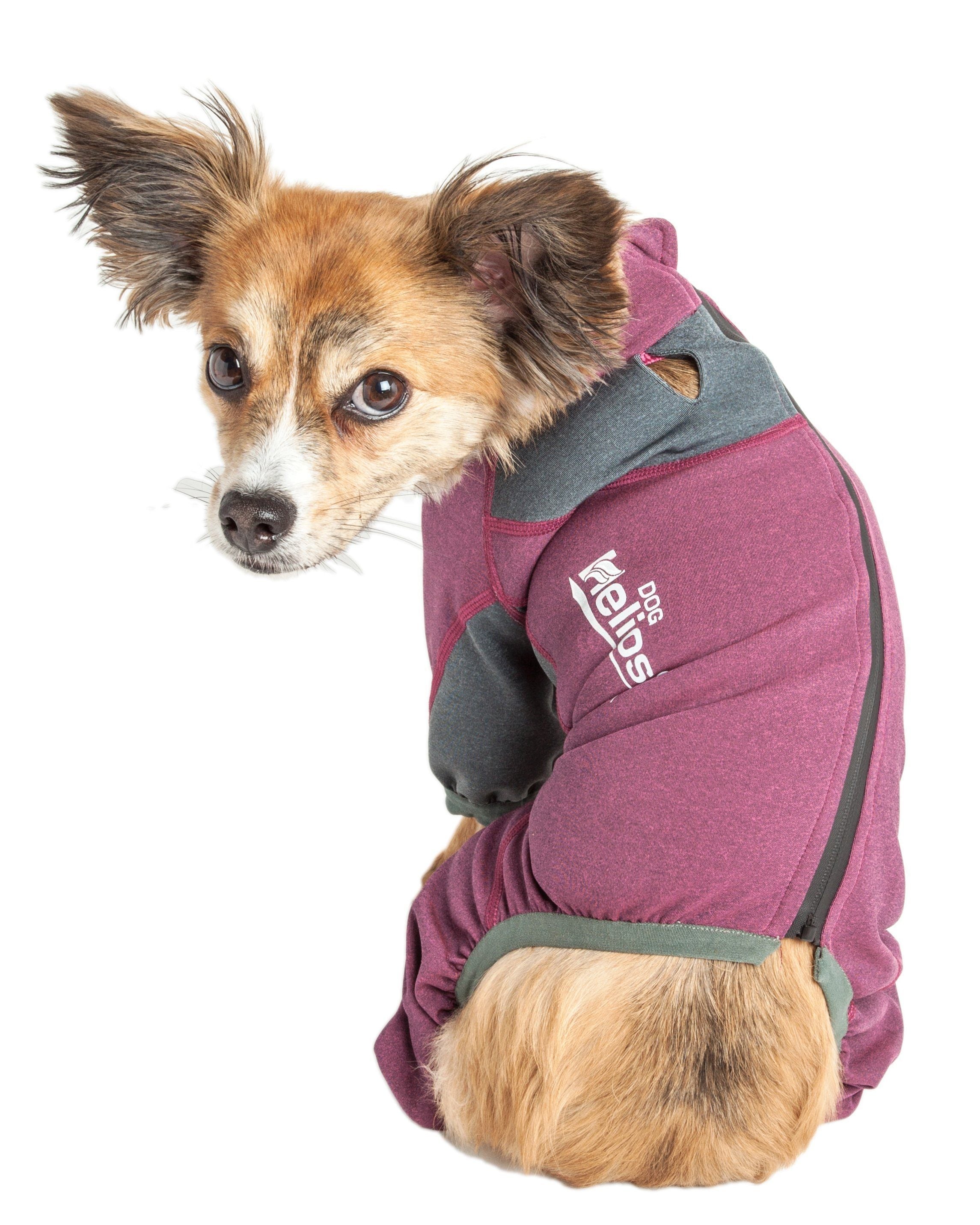 Dog Helios Rufflex Mediumweight 4-Way-Stretch Fitness Yoga Dog Tracksuit Jacket