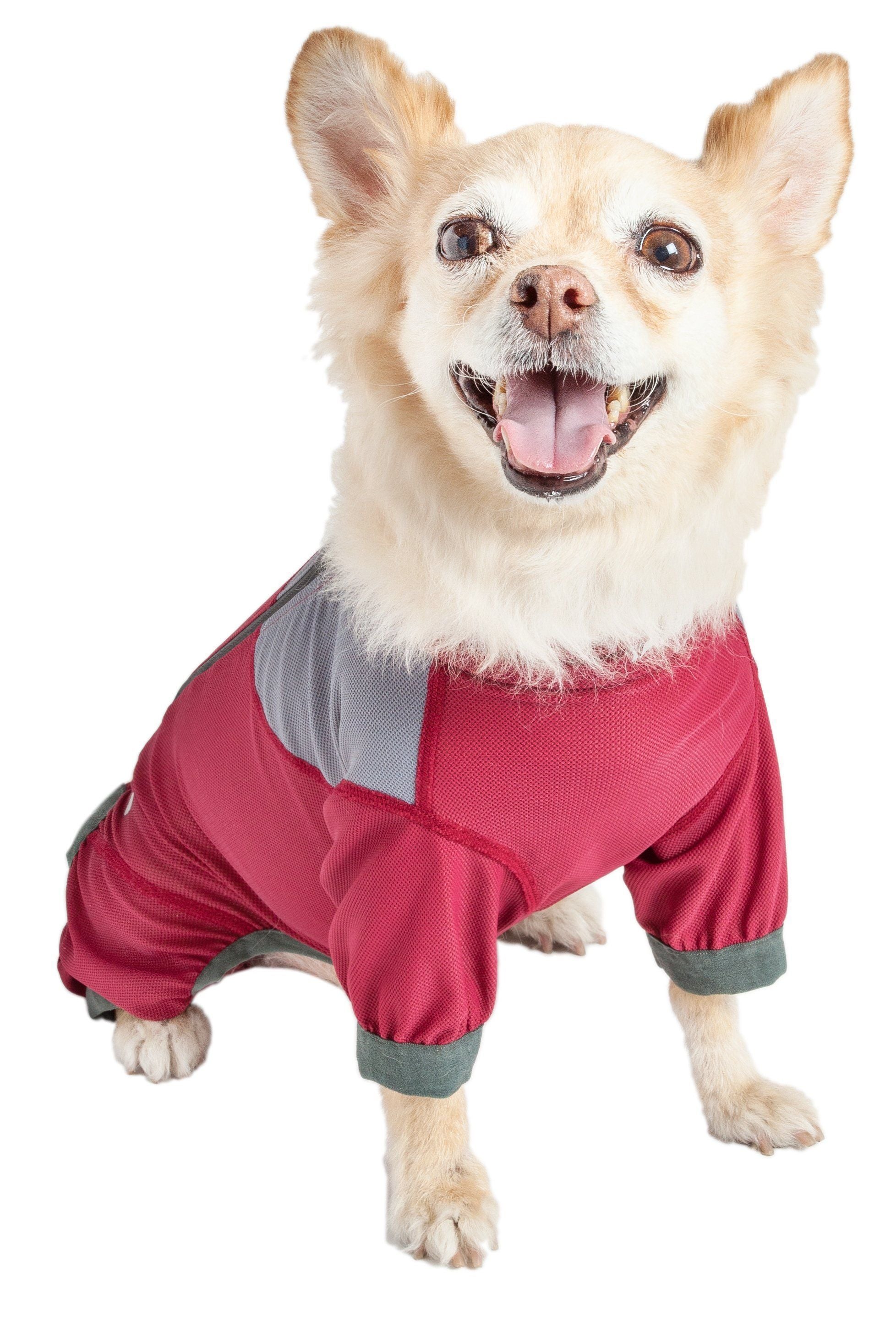 Dog Helios ® Tail Runner Lightweight 4-Way-Stretch Breathable Yoga Dog Tracksuit