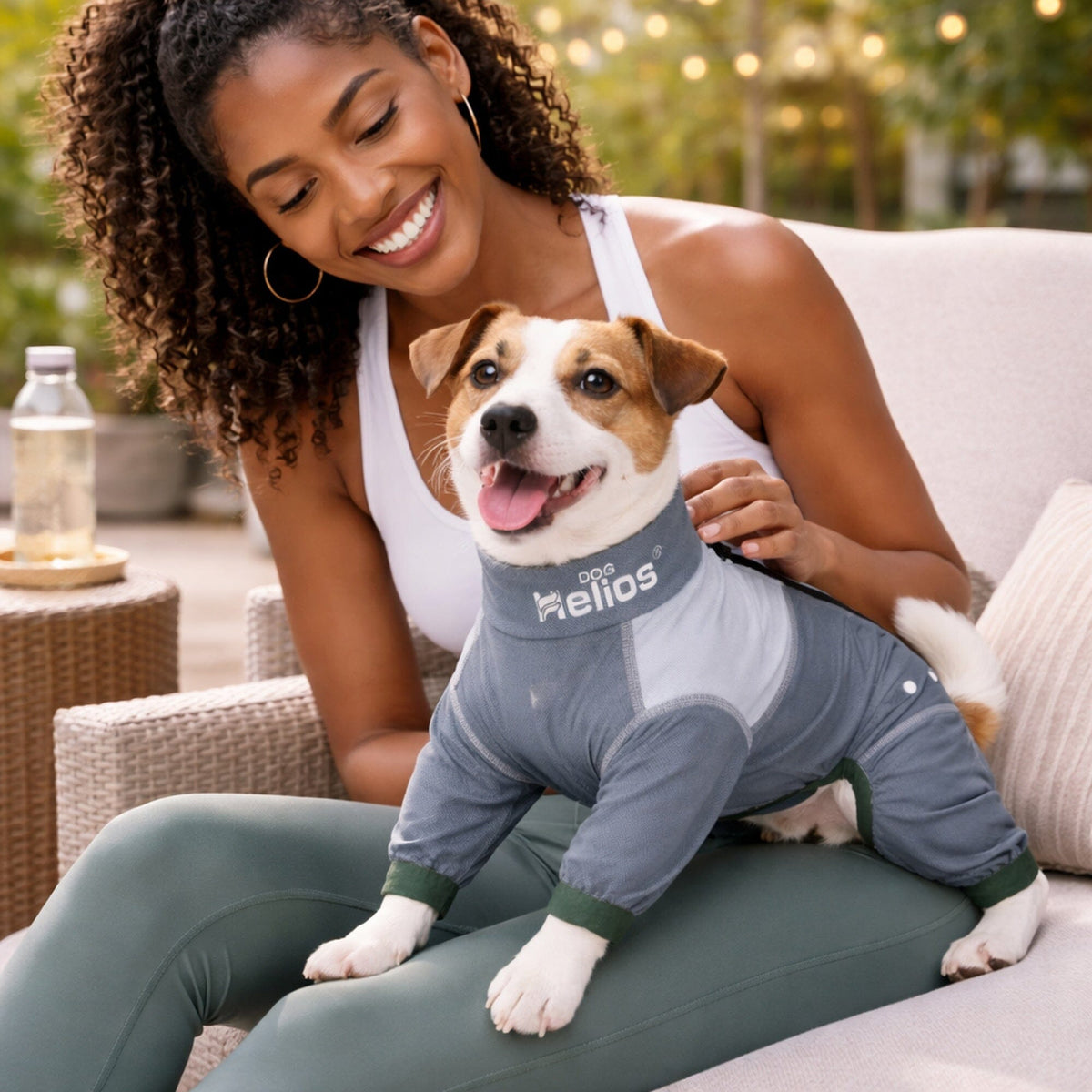 Dog Helios Tail Runner Lightweight 4-Way-Stretch Breathable Yoga Dog Tracksuit | HT Animal Supply