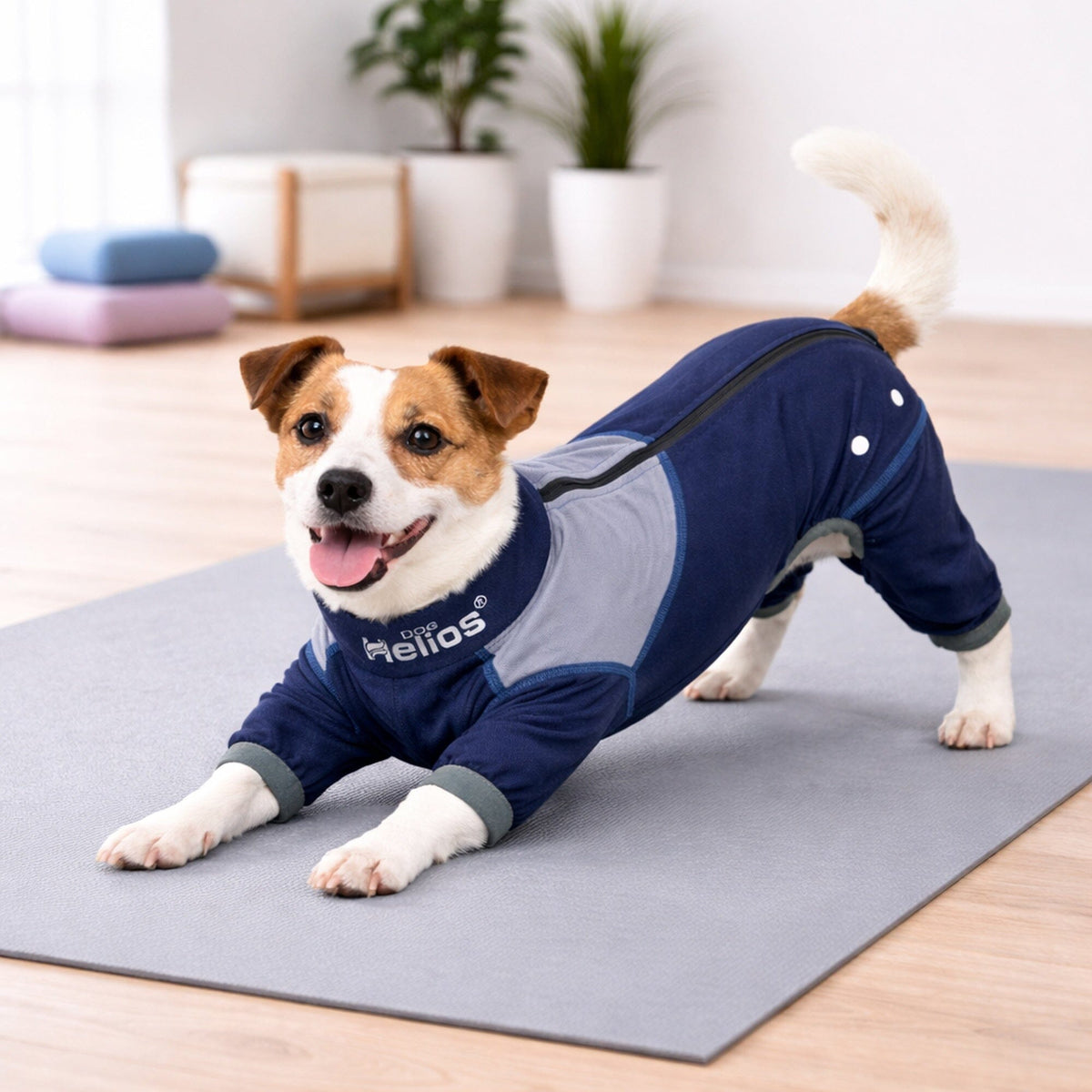 Dog Helios Tail Runner Lightweight 4-Way-Stretch Breathable Yoga Dog Tracksuit | HT Animal Supply