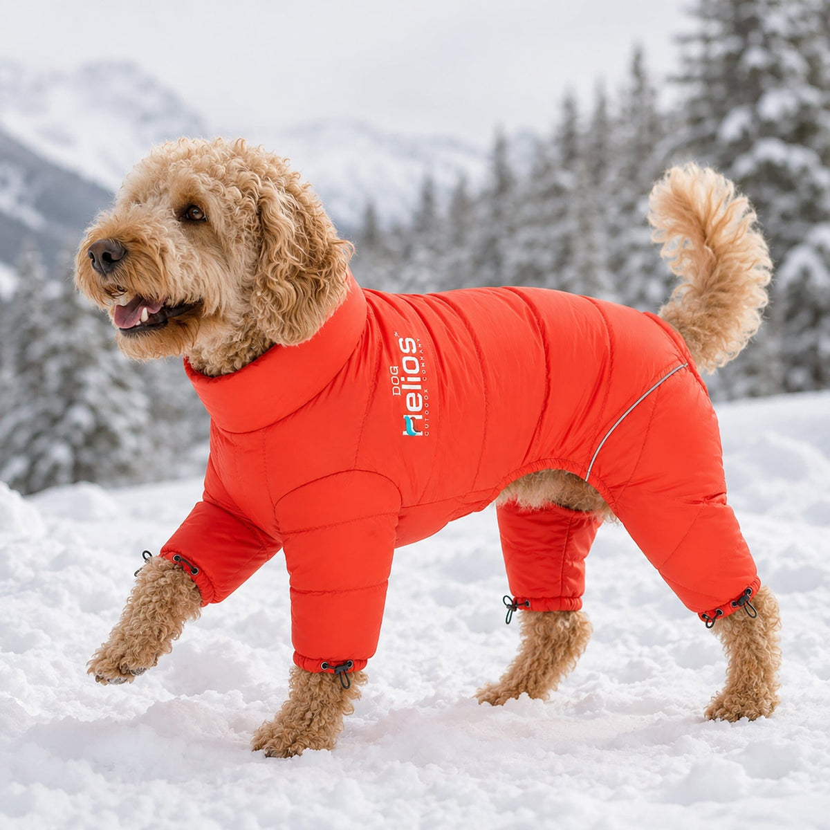 Dog Helios Thunder-crackle Adjustable and Reflective Full-Body Waded Winter Dog Jacket | HT Animal Supply