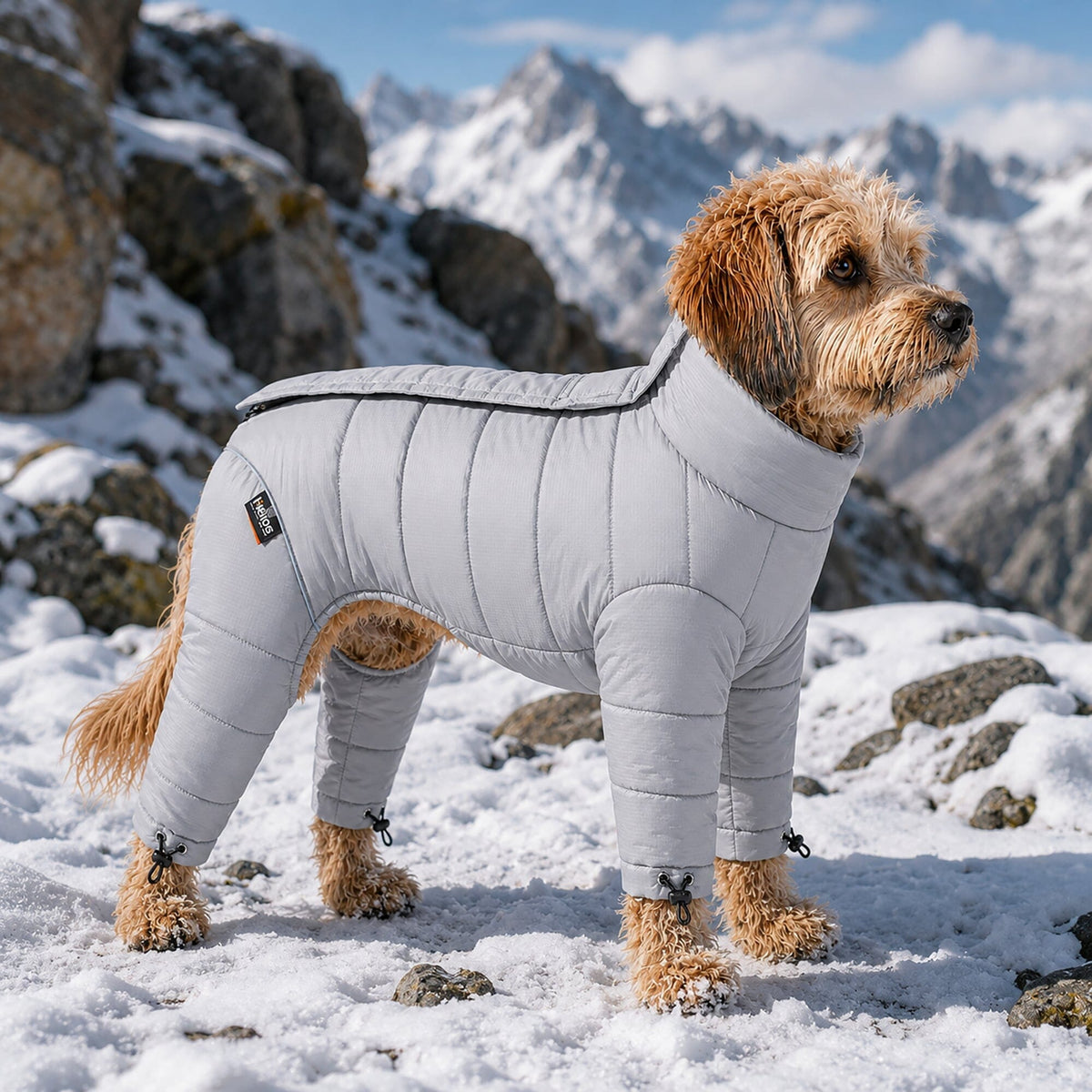 Dog Helios Thunder-crackle Adjustable and Reflective Full-Body Waded Winter Dog Jacket | HT Animal Supply