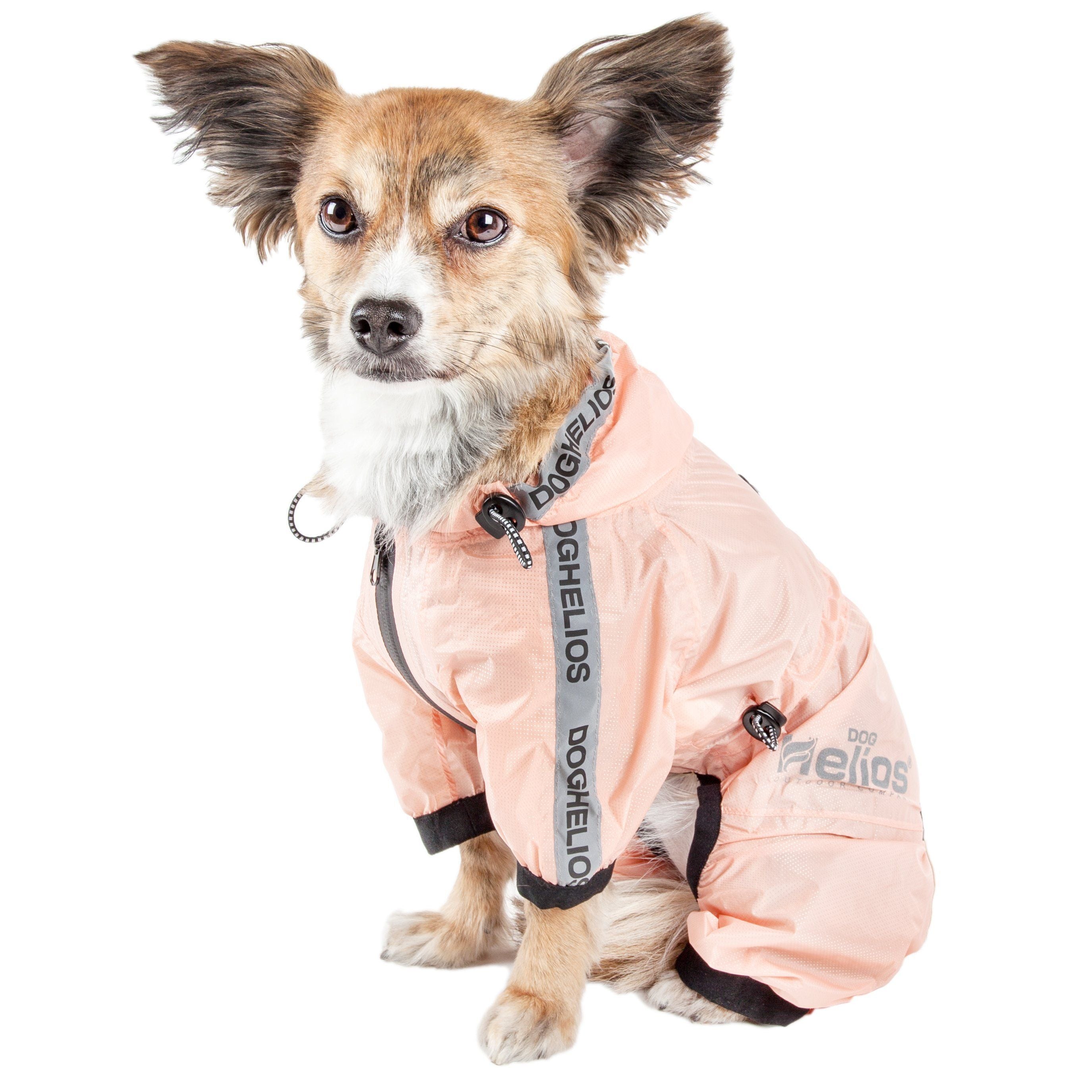 Dog Helios Torrential Shield Waterproof and Adjustable Full Body Dog Raincoat
