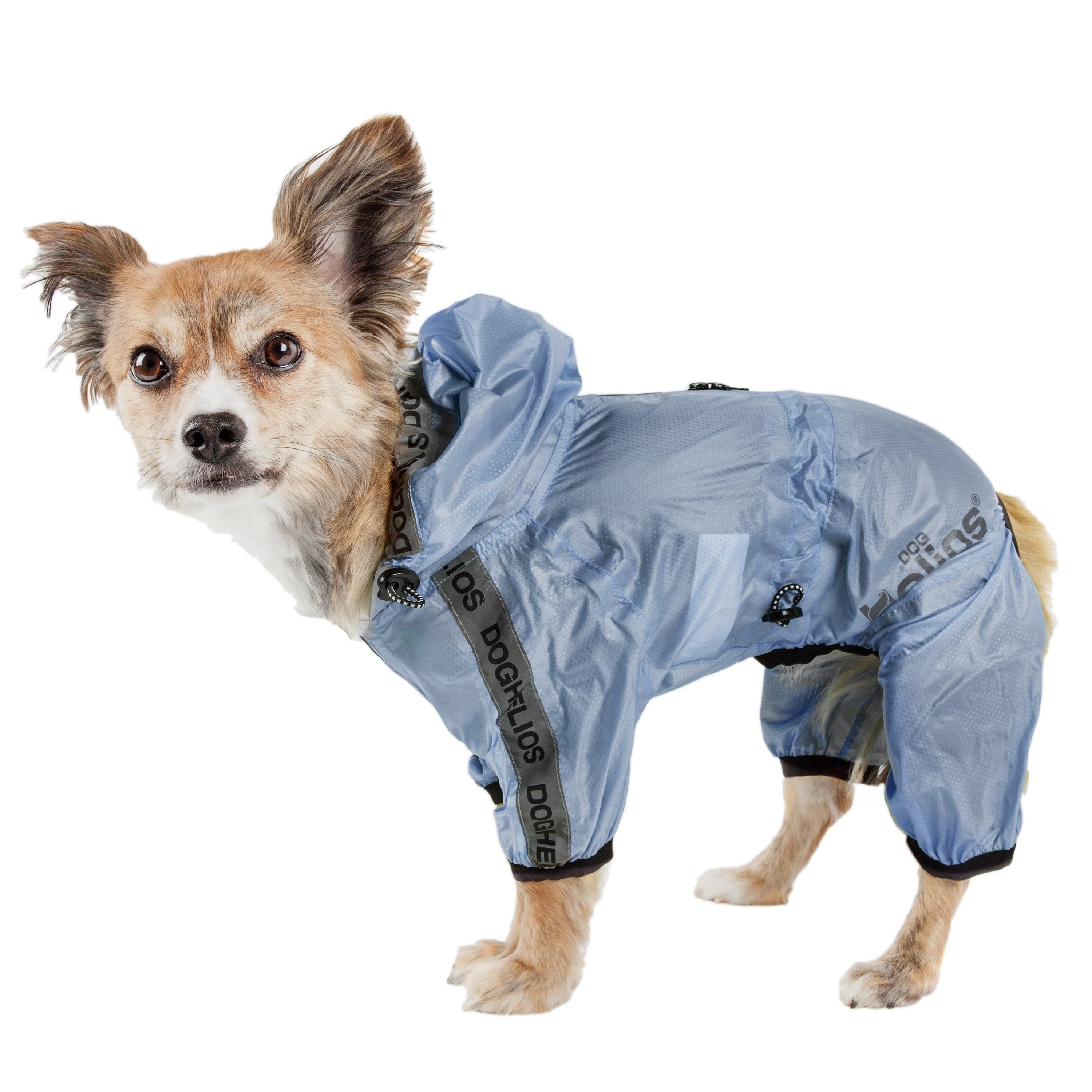 Dog Helios Torrential Shield Waterproof and Adjustable Full Body Dog Raincoat