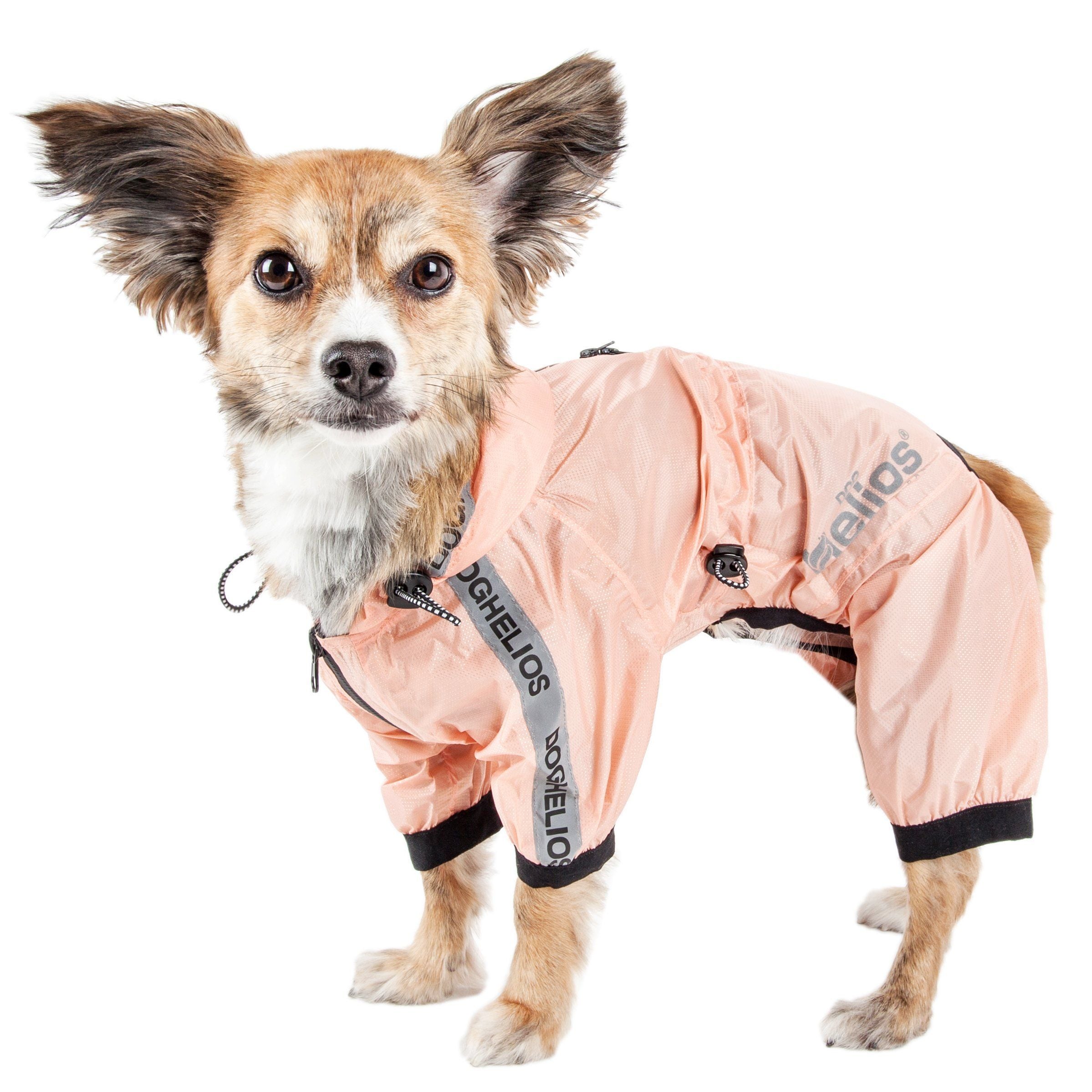 Dog Helios Torrential Shield Waterproof and Adjustable Full Body Dog Raincoat