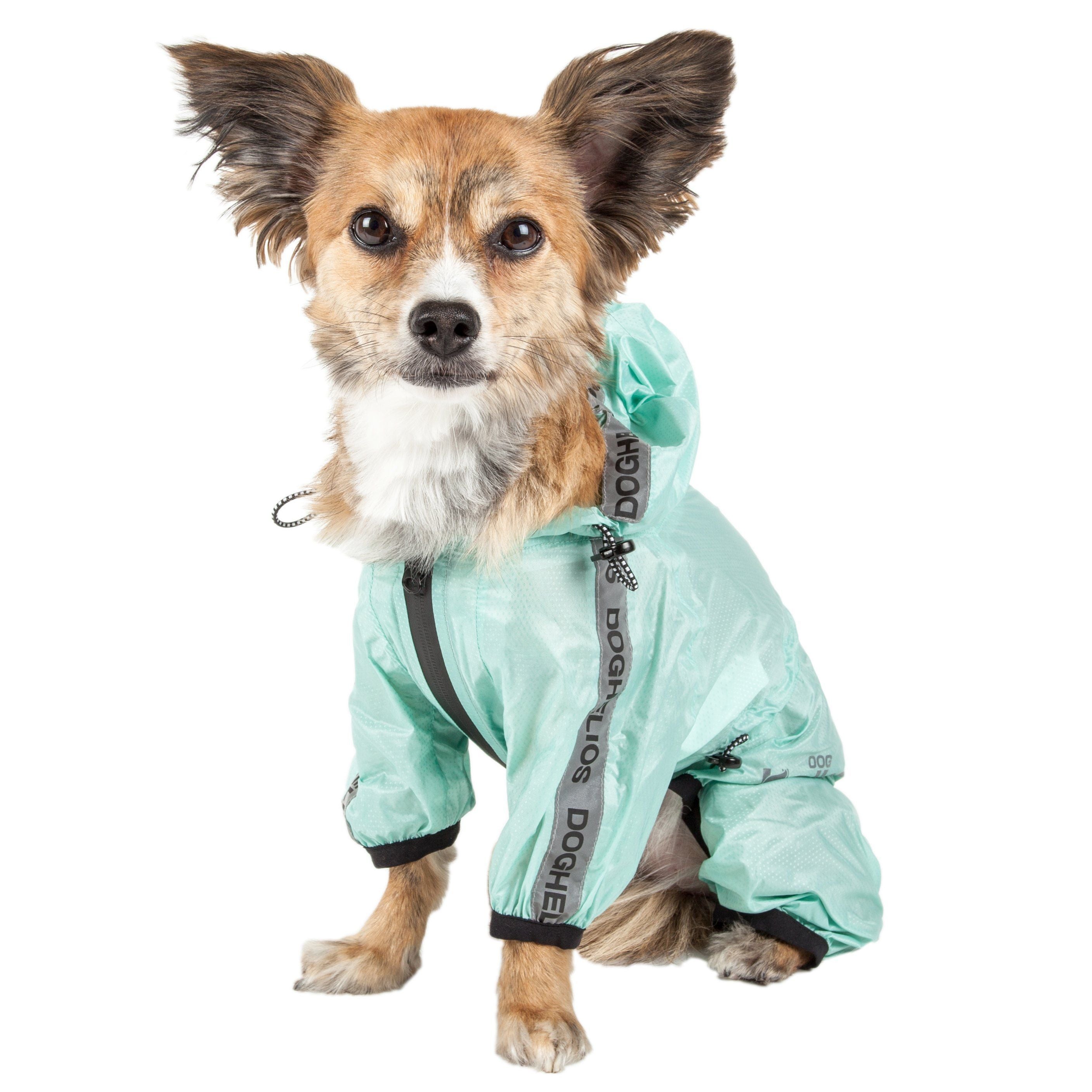 Dog Helios Torrential Shield Waterproof and Adjustable Full Body Dog Raincoat
