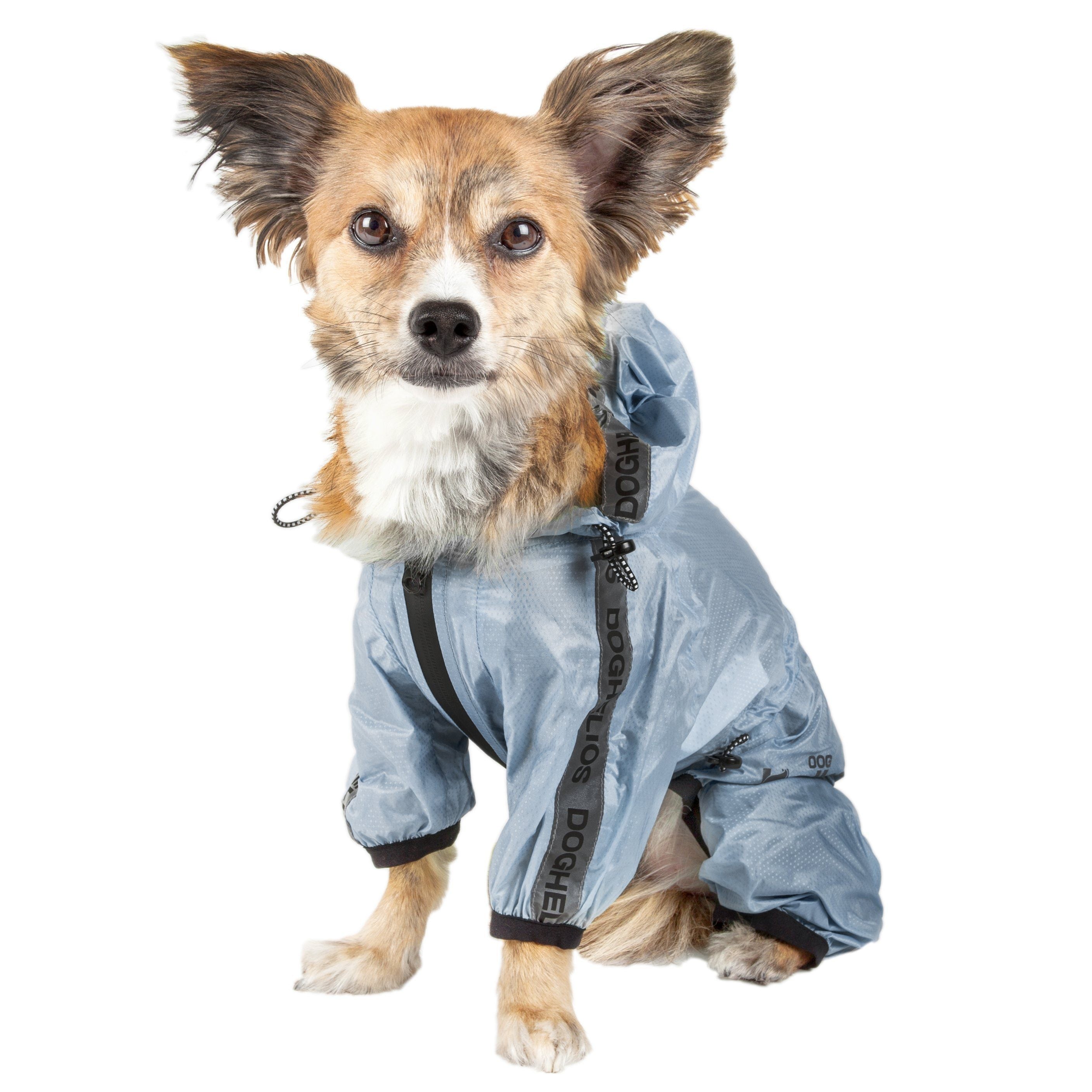 Dog Helios Torrential Shield Waterproof and Adjustable Full Body Dog Raincoat
