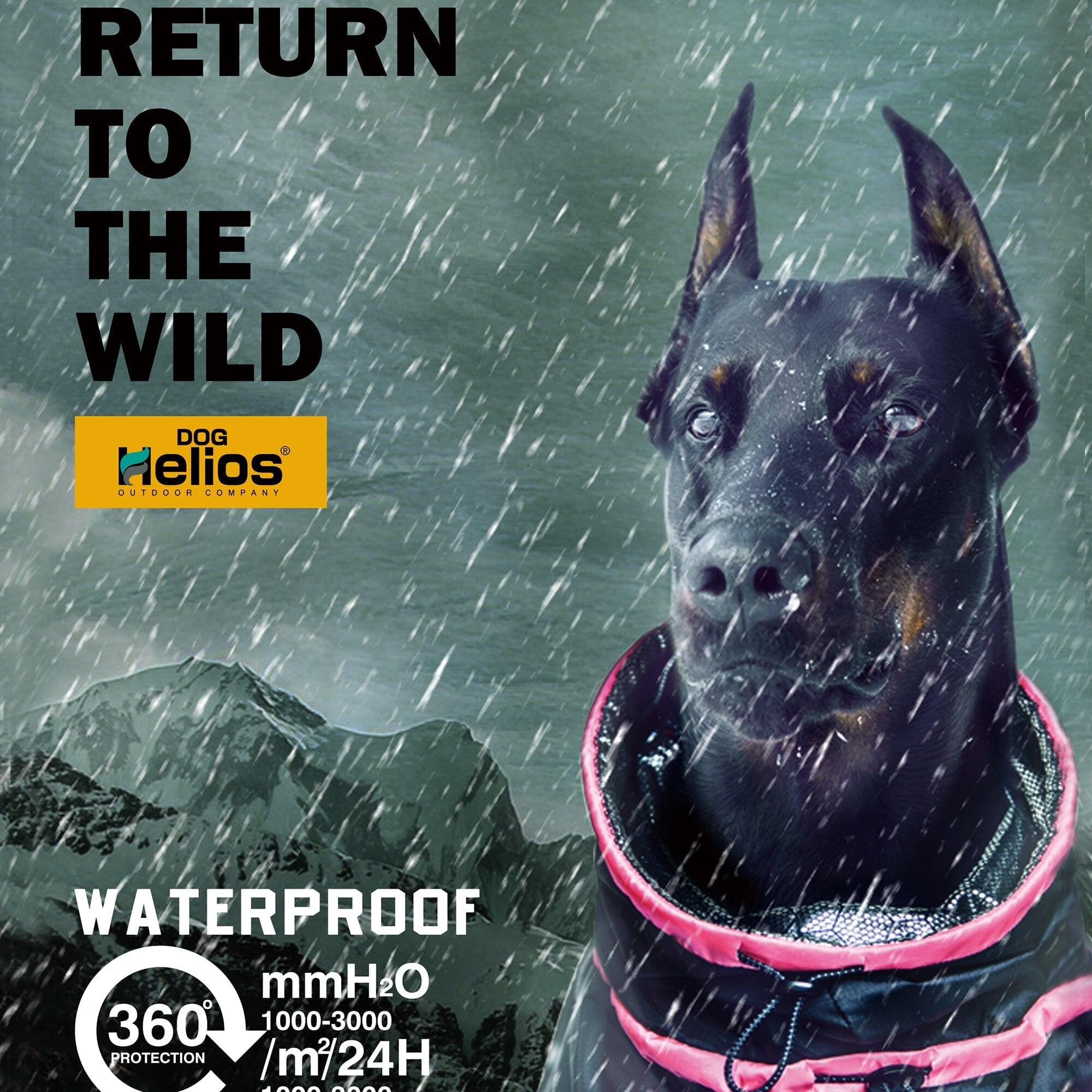 Dog Helios Weather-King Ultimate Windproof Full Body Winter Dog Jacket | HT Animal Supply