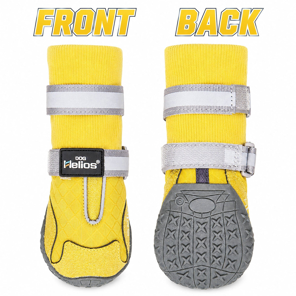 Dog Helios Traverse Premium Grip High-Ankle Outdoor Dog Boots - Set Of 4 | HT Animal Supply