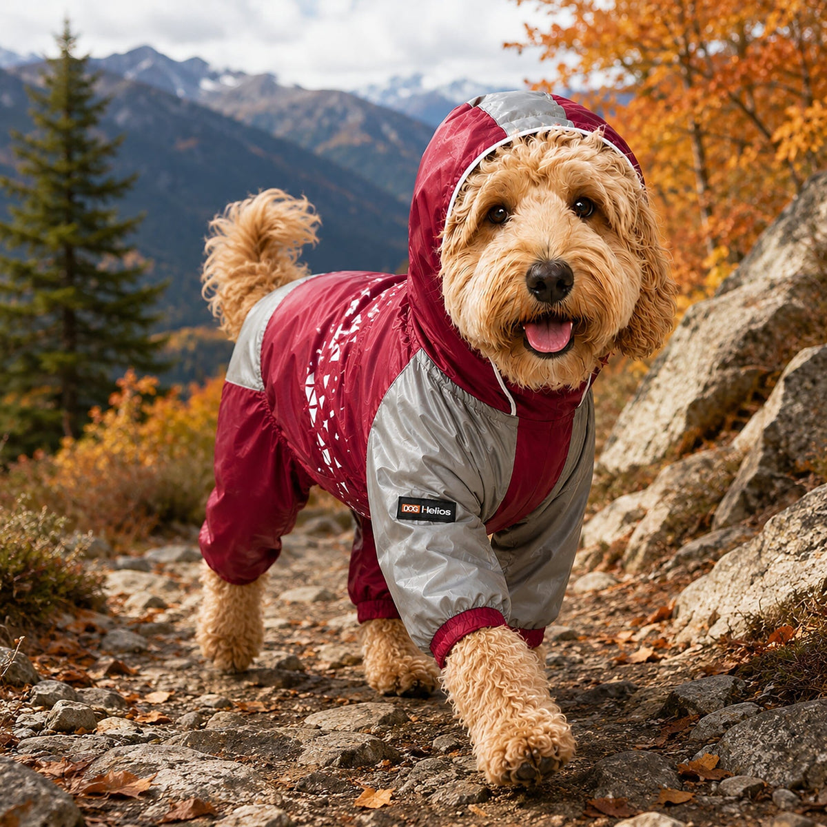 Dog Helios Vortex Full Bodied Waterproof Windbreaker Dog Jacket | HT Animal Supply