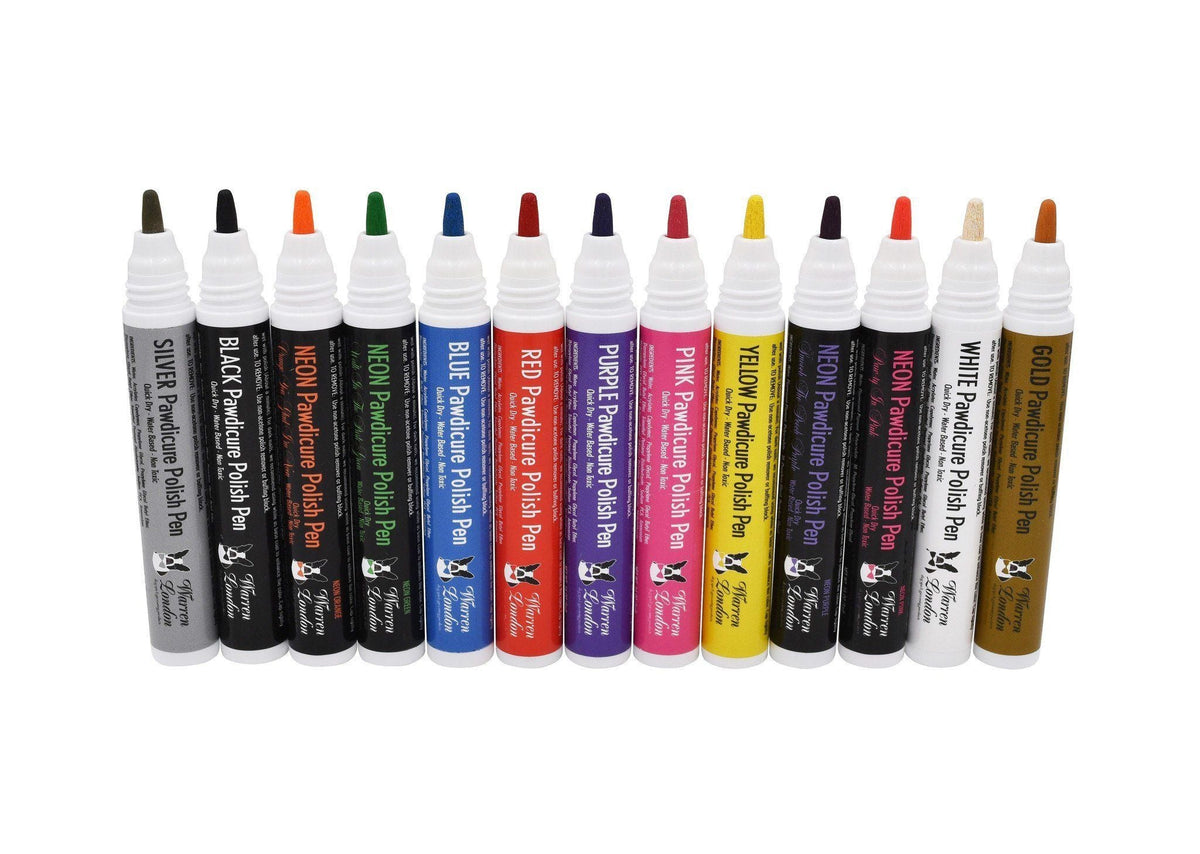Cardboard Dog Nail Polish Pen Display Plus 18 Polish Pens
