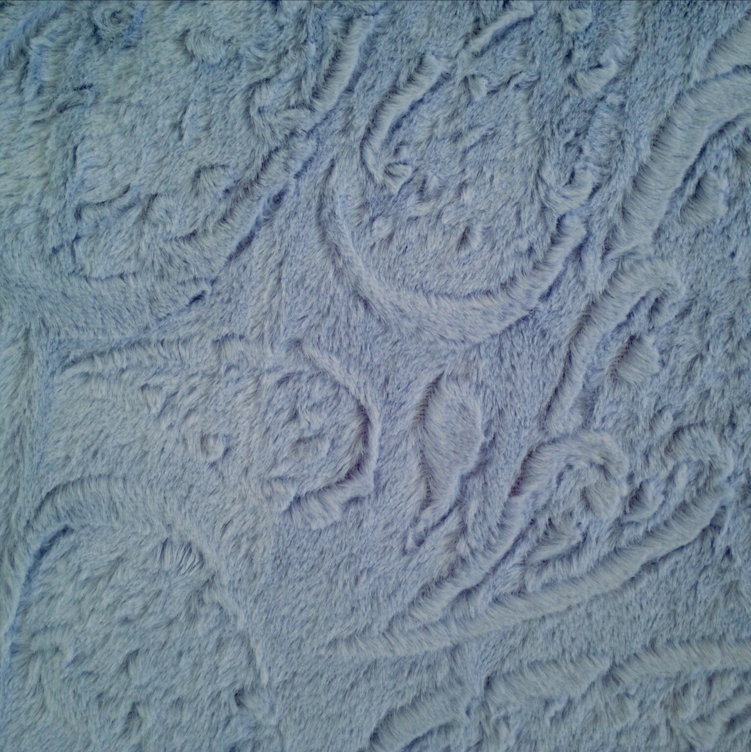 Blanket, Blue Paisley Large