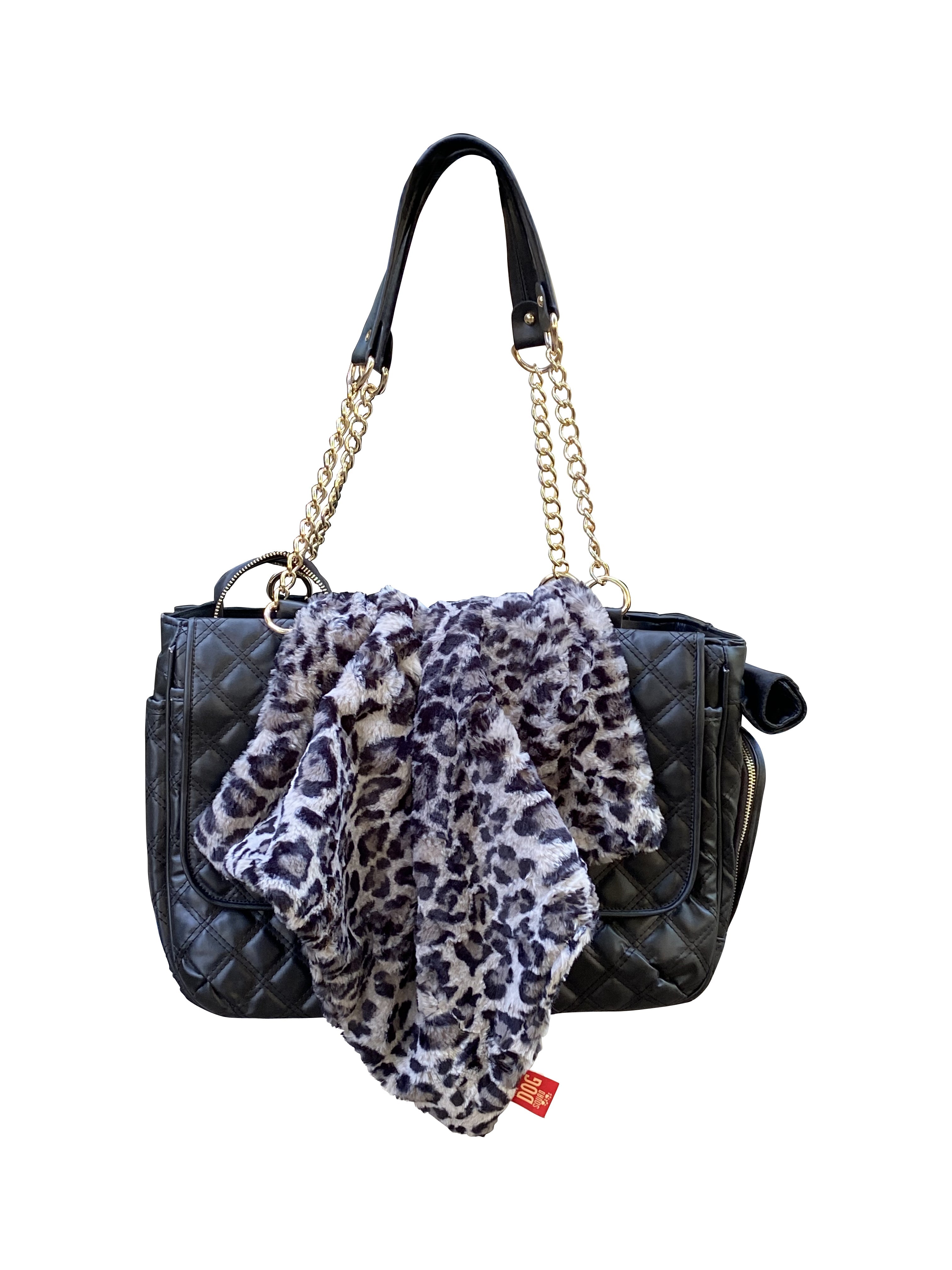 Carrier Square Blanket, Leopard Steel