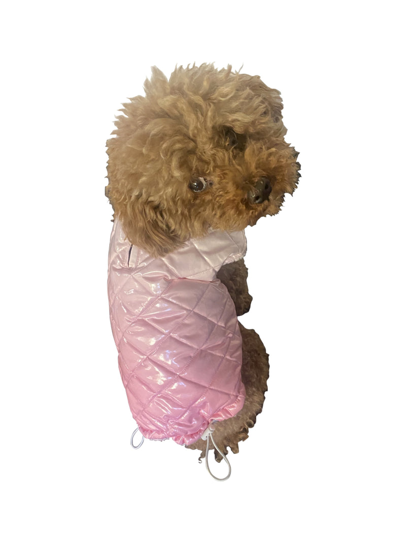 Coco Puffer, Ombred Baby Pink