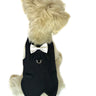 The Dogfather Pinstriped Doggie Tuxedo