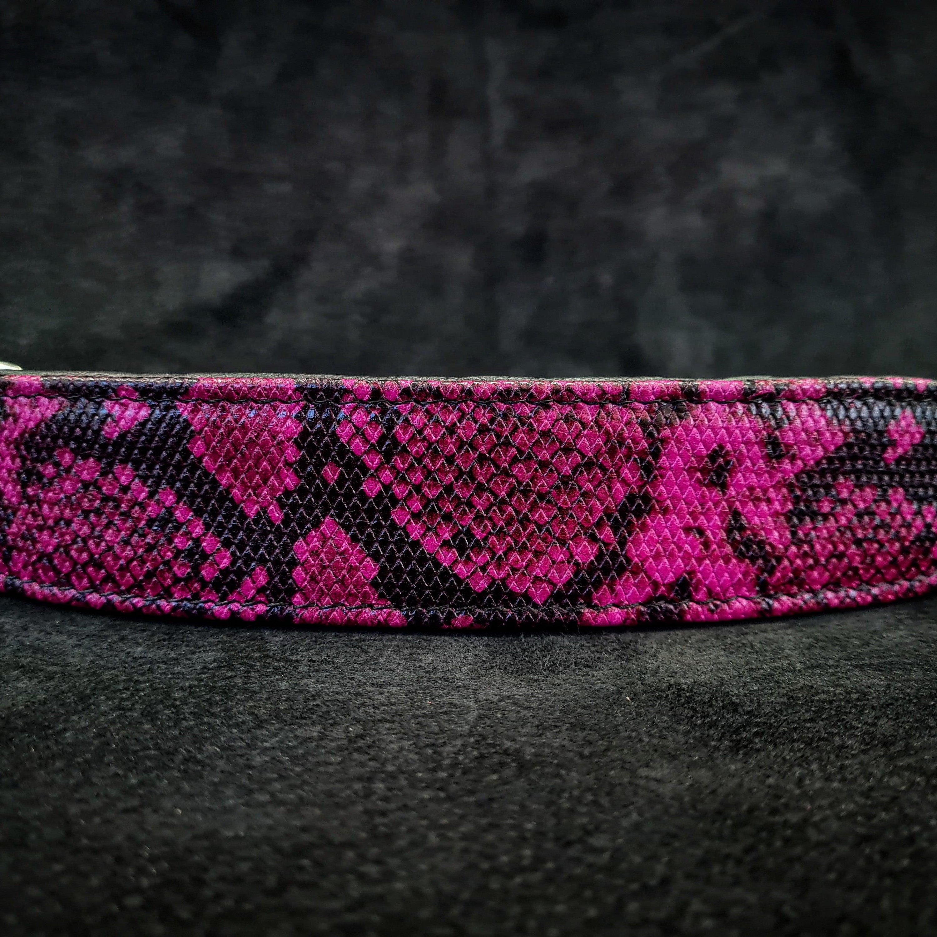 The Rock Python collar PINK