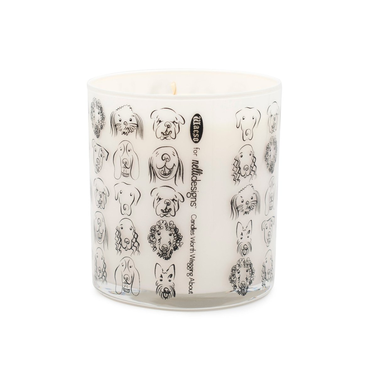 Dogs with Hydrant Jar Candle - Wet Dog Scent