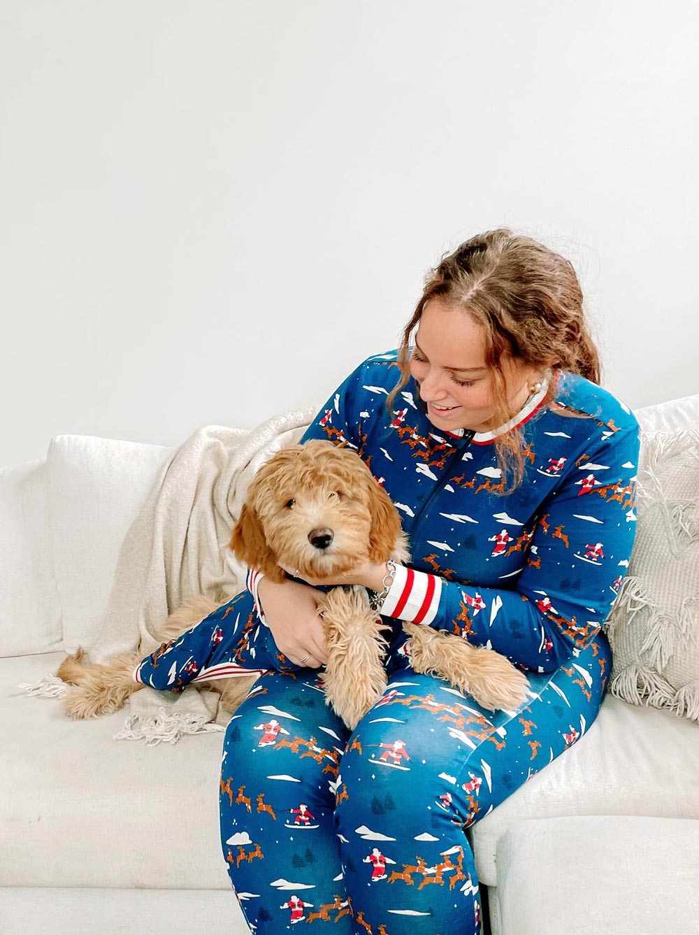 Santa Sleighs Pajama - HT Animal Supply