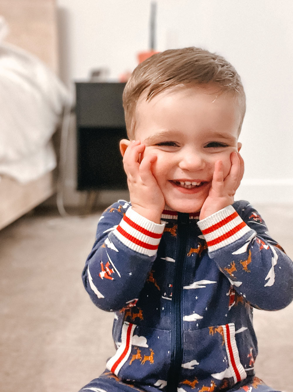 Santa Sleighs Pajama - HT Animal Supply