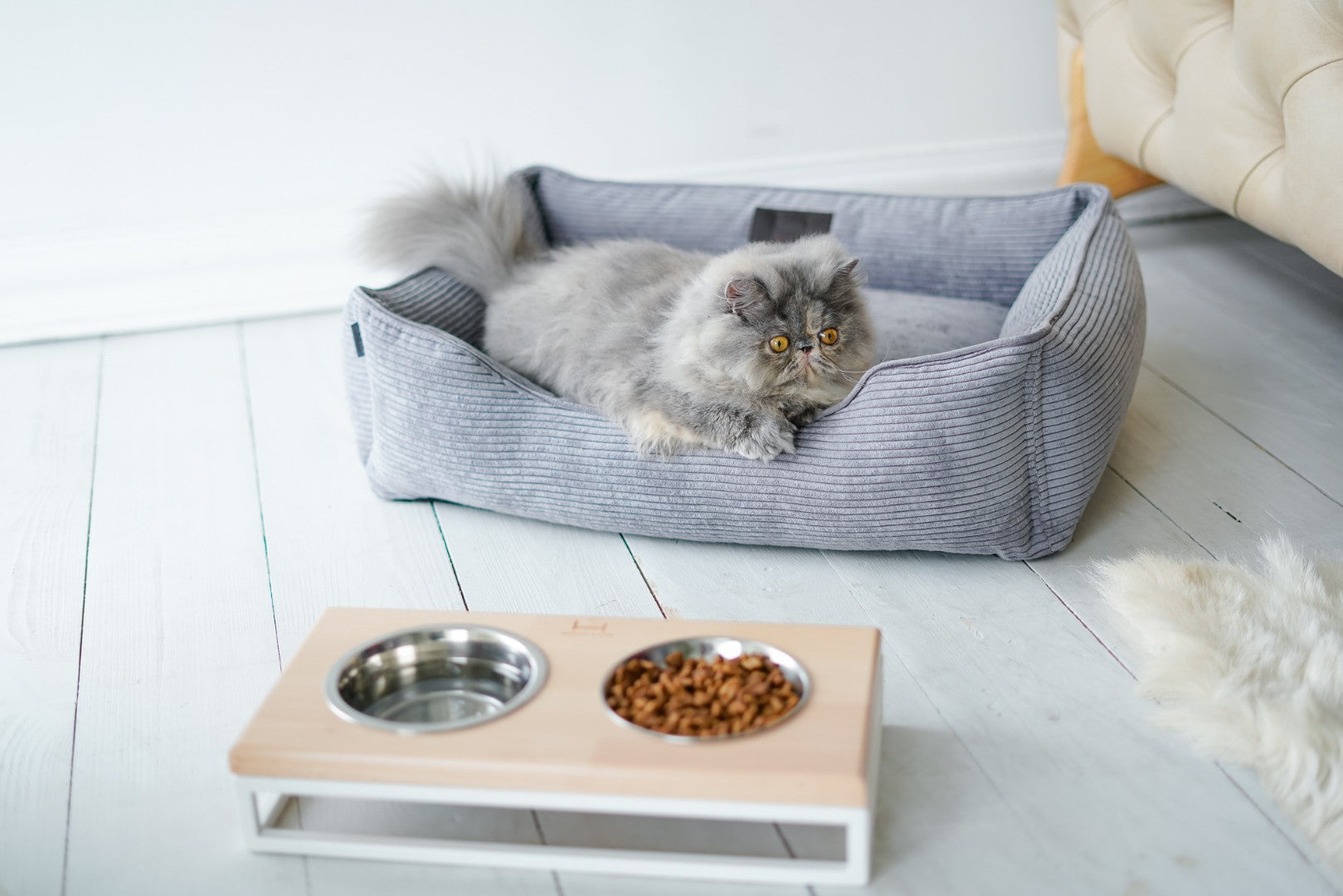 Corduroy Cat Bed Dreamer