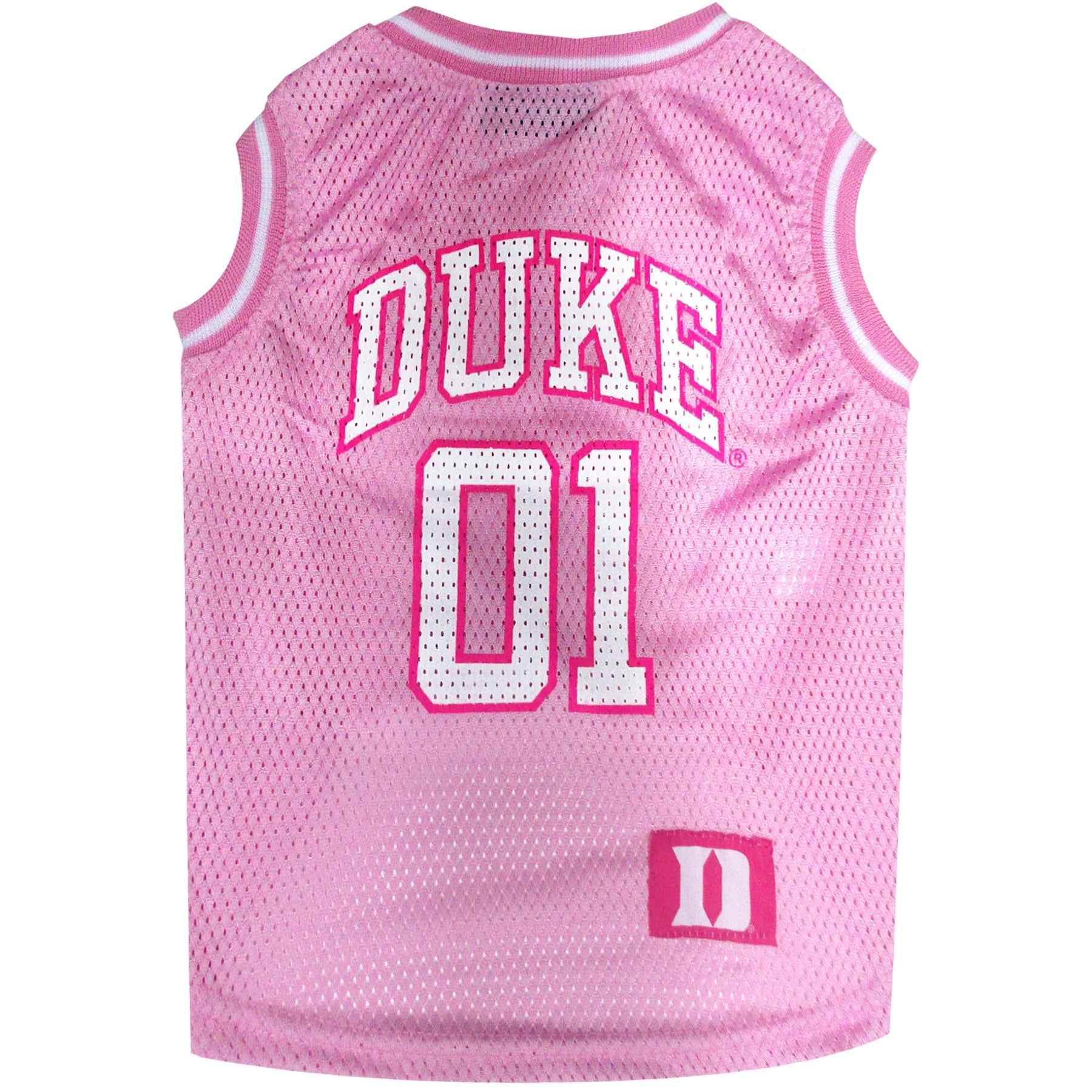 NCAA Duke University Pink Basketball Pet Jersey