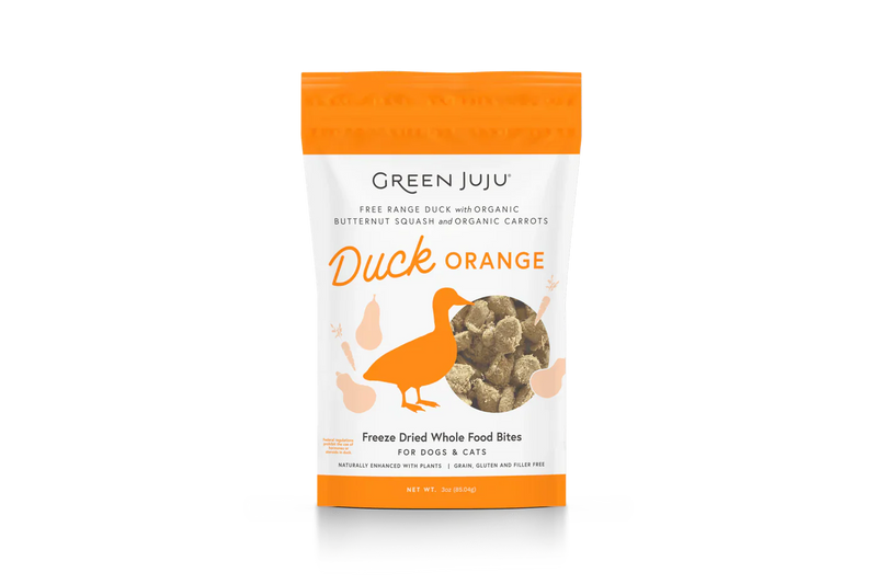 Green Juju Freeze Dried Duck Orange Whole Food Bites (7.5OZ)