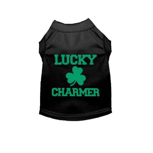 Lucky Charmer St. Patricks Day Dog T-Shirt