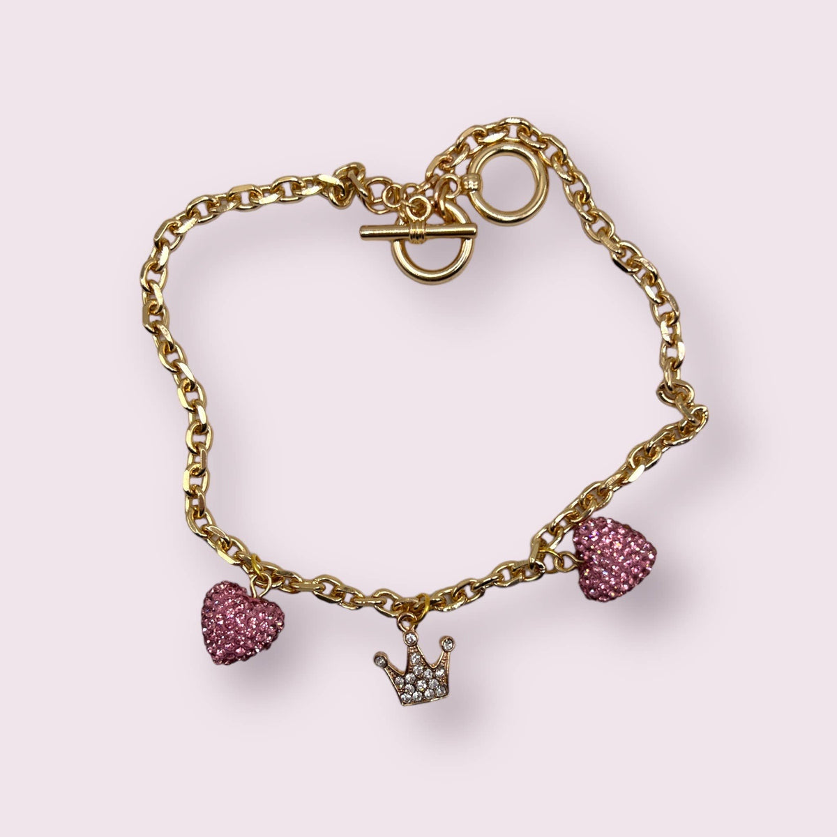 My Tiny Princess of Hearts Charm Dog Collar