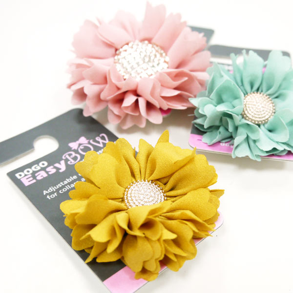 DOGO EasyBOW Flower 1 Dog Collar Flower Bow