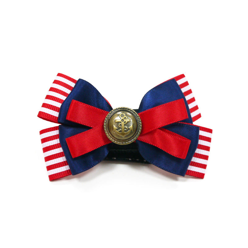 DOGO EasyBOW Nautical 4 Dog Bow Tie