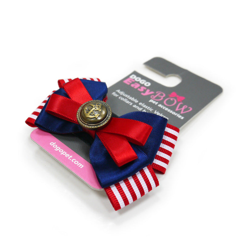 DOGO EasyBOW Nautical 4 Dog Bow Tie