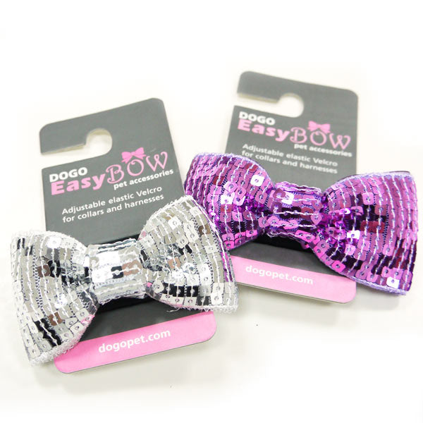 DOGO EasyBOW Sequin Dog Bow Tie