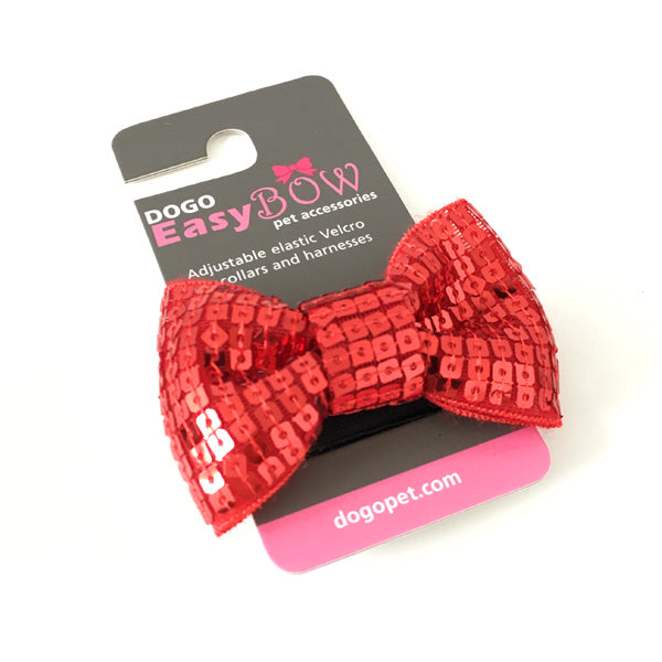 DOGO EasyBOW Sequin Dog Bow Tie