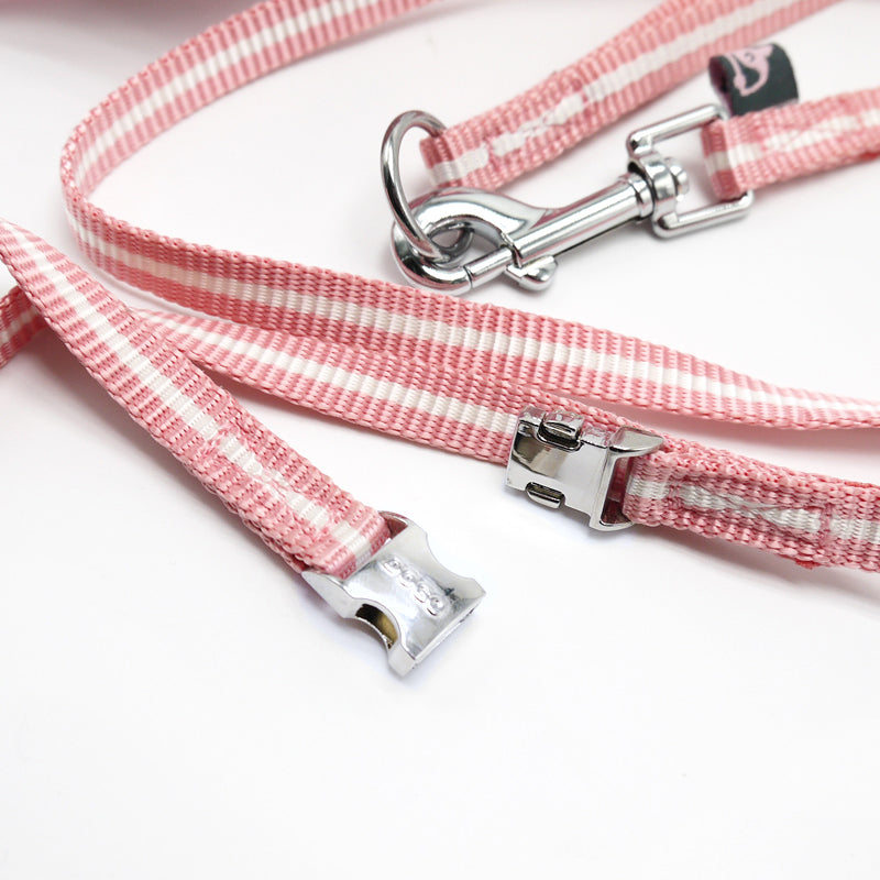 DOGO EasyGO Pineapple Stripe Dog Harness and Leash Set