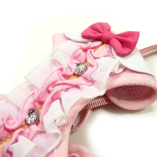 DOGO EasyGO Ruffle Dog Harness and Leash Set
