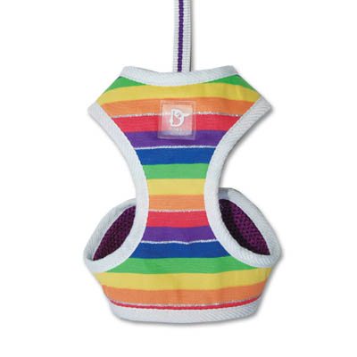 DOGO EasyGO Rainbow Dog Harness and Leash Set