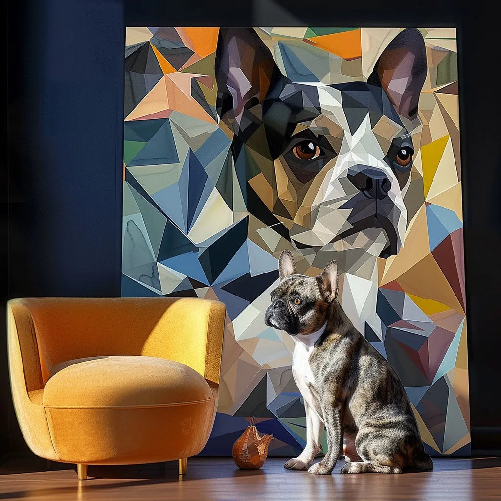 Cubism Art Geometry Texture Portrait