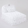 Hello Doggie Enchanted Nights Dog Faux Fur Satin Crystal Handmade Bed
