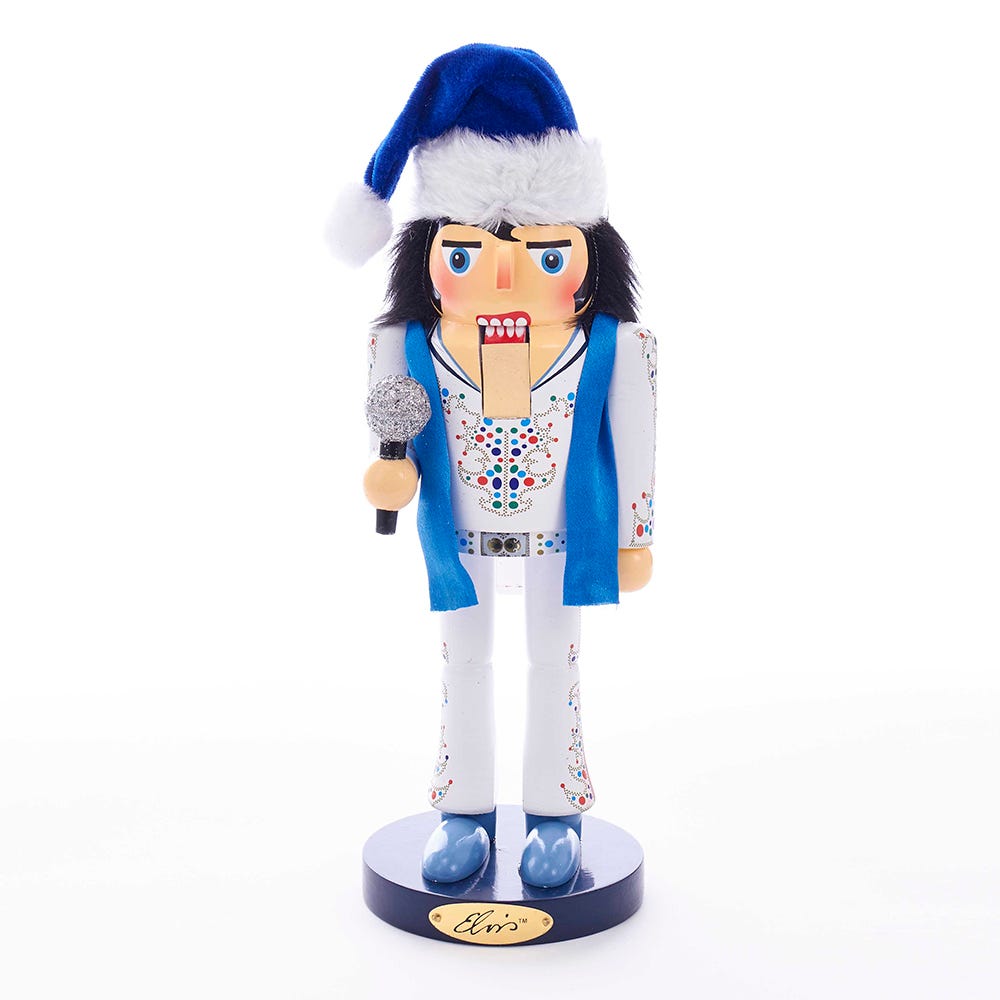 Kurt Adler 11-Inch Elvis King of Spades Nutcracker