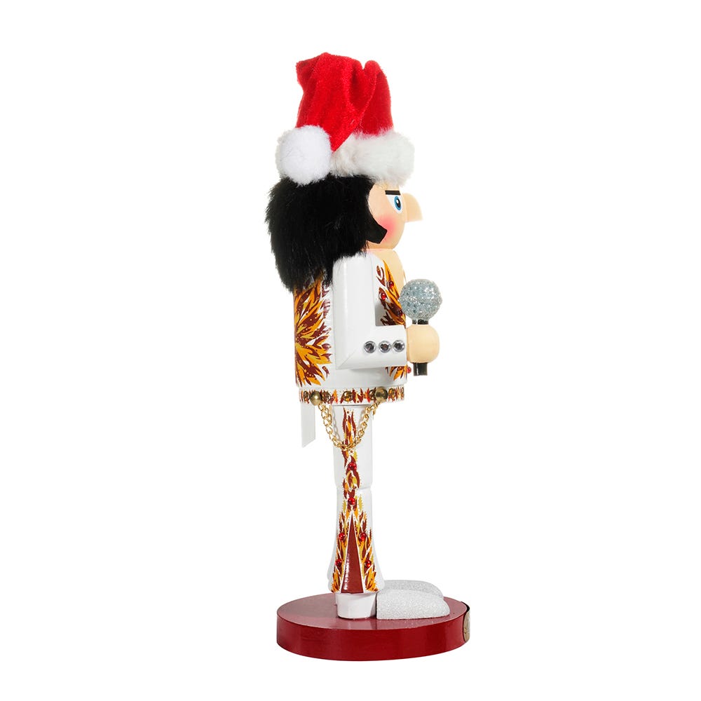 Kurt Adler 11-Inch Elvis In Flame Suit Nutcracker