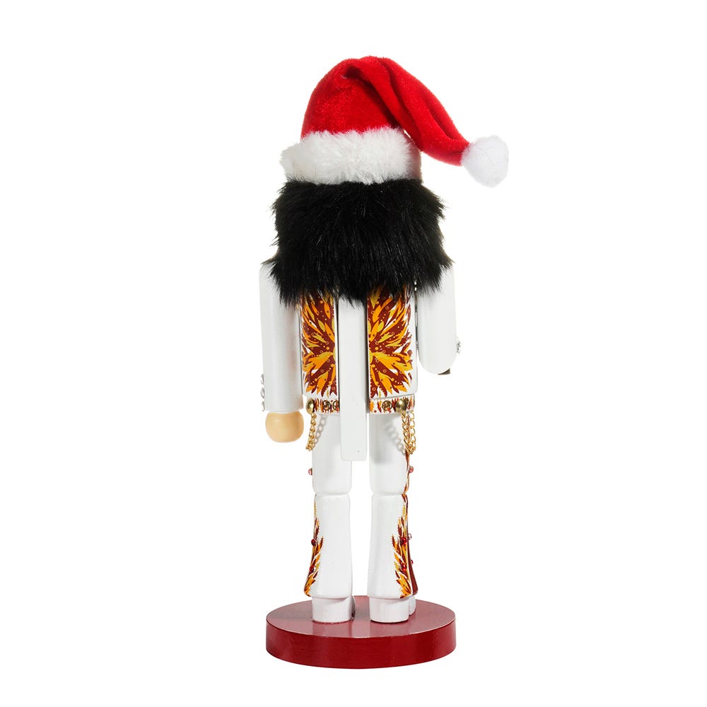 Kurt Adler 11-Inch ElvisR in Flame Suit Nutcracker