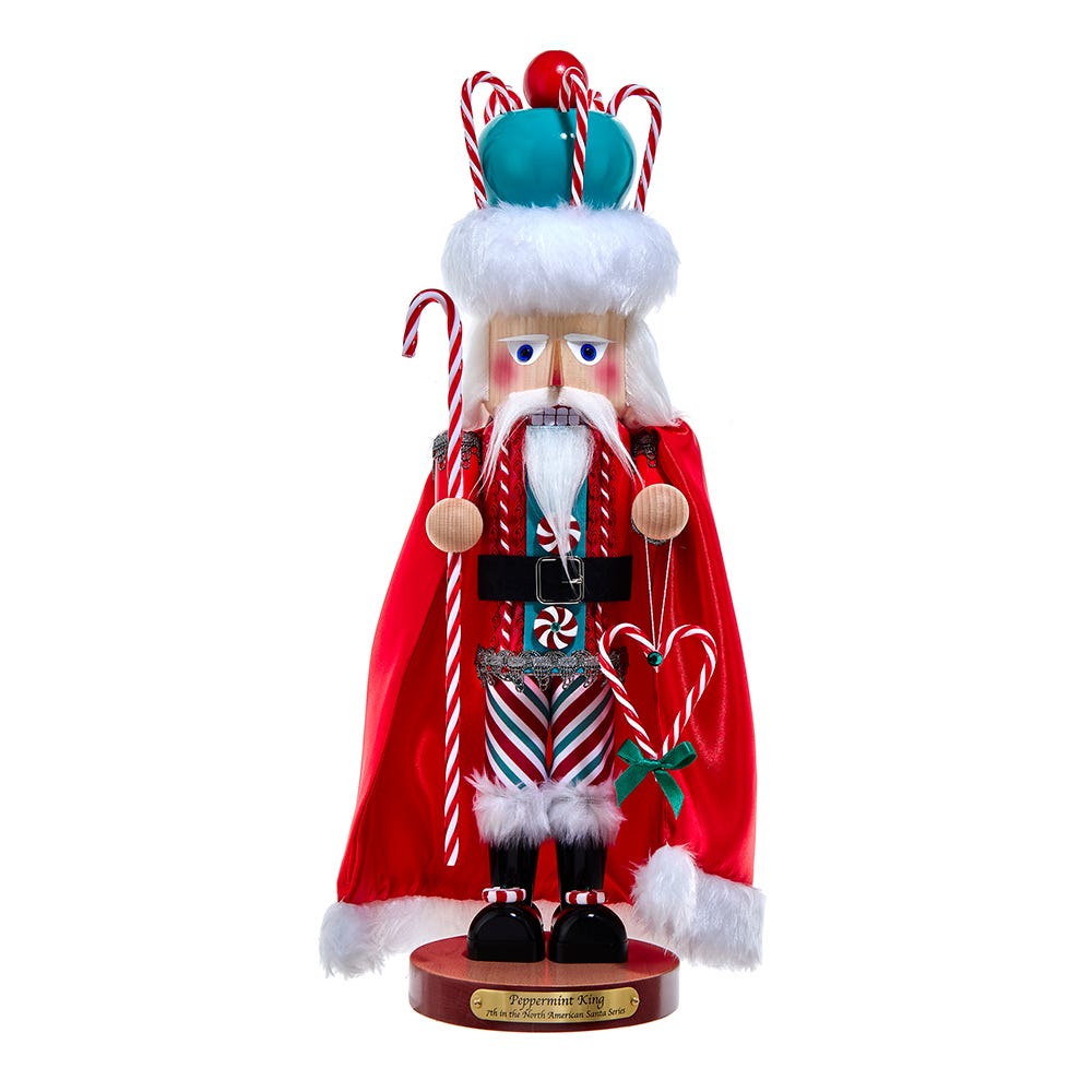 Kurt Adler Steinbach Peppermint King Nutcracker