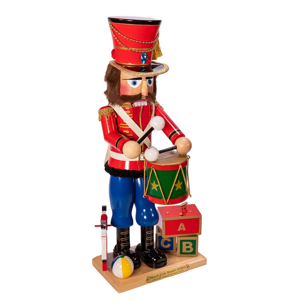 Kurt Adler 18-Inch Musical Toy Soldier Nutcracker
